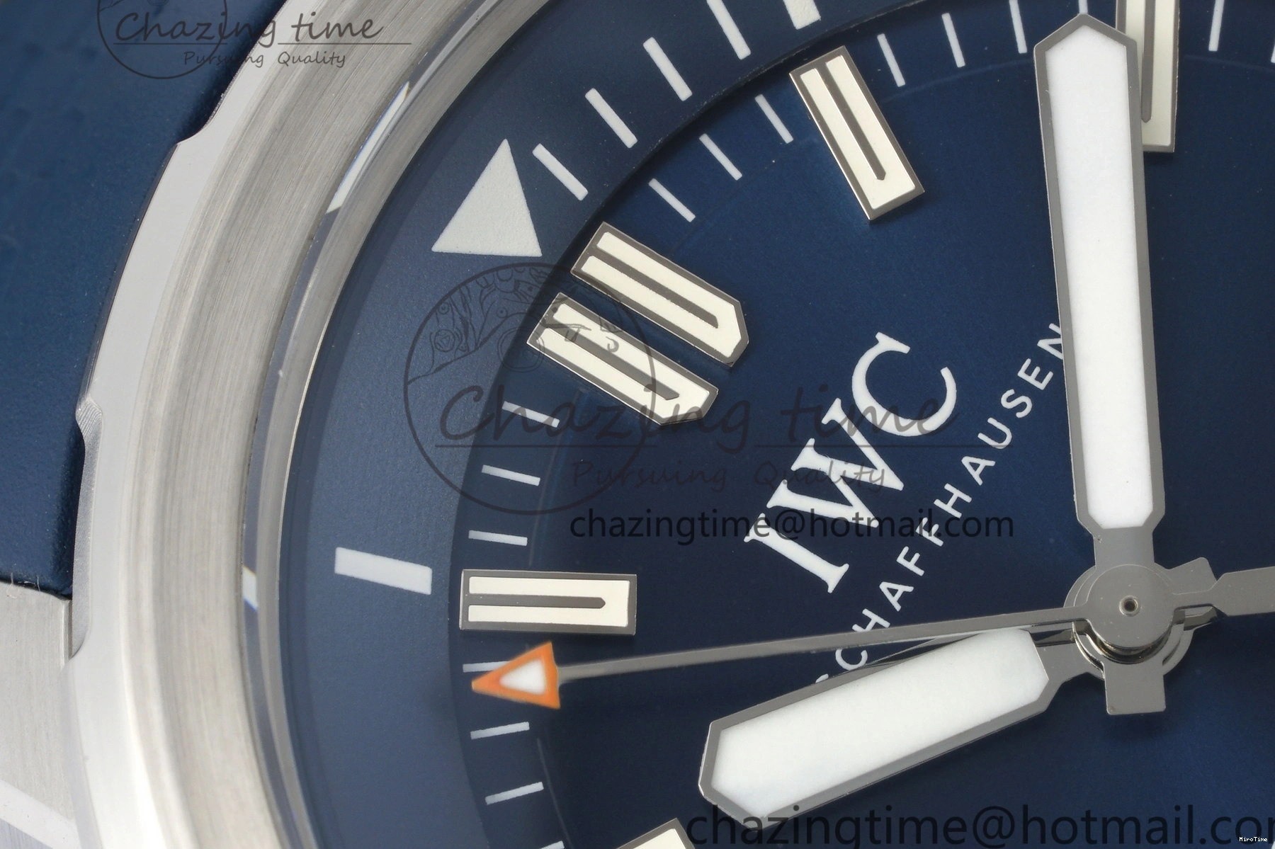 MIROTIME 0501 WellDesigned Aquatimer Automatic SS RSF 1:1 Best Edition Blue Dial on Blue Rubber Strap A 7057